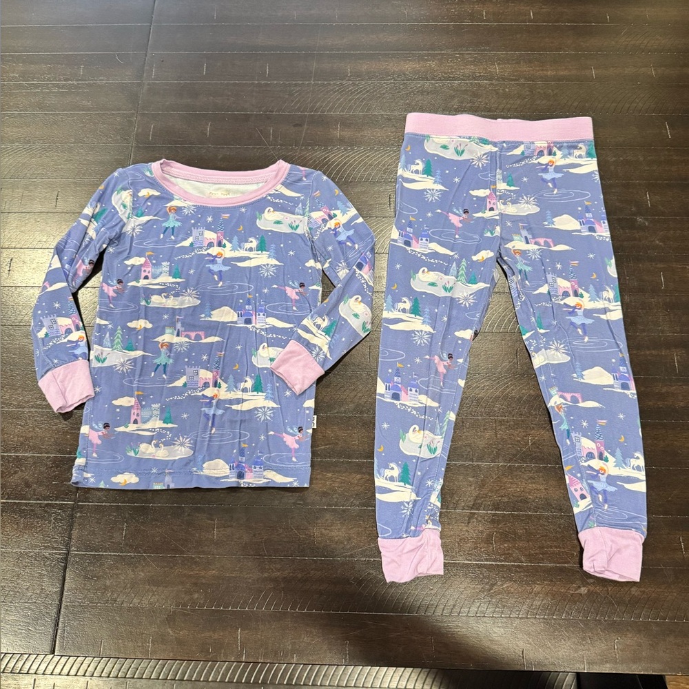 Little Sleepies Ice Princess Size 18-24 months LS PJ Set